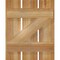 Ekena Millwork Spaced Board-n-Batten Shutters w/Z-Bar, Rough Sawn Western Red Cedar, 17 1/8W x 21H, PR RBS06Z17X021RWR - alternate 4
